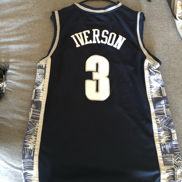 allen iverson georgetown jersey for sale
